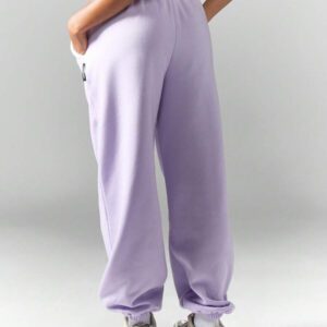 Missguided x Playboy Pantalon de jogging confortable, pantalon de survêtement de loisirs avec poches latérales, taille élastique, vêtement d'athlétisme, pantalon de workout, d'exercice, de fitness, de performance, de gym, de course