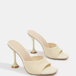 CUCCOO BASICS Chaussures femme sandales à talons pyramides minimalistes, sandales d'été élégantes à talon pour la remise des diplômes, le bal de promo, les vacances, les soldes d'été, la rentrée scolaire, les étudiantes, Noël, le Nouvel An