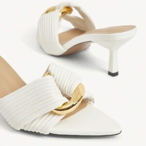 CUCCOO CHICEST Sandales à talons hauts sexy à bride cheville, bout pointu, talon aiguille avec strass, élégantes et romantiques pour les rendez-vous, les fêtes et les événements