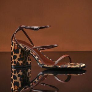SHUZIA Sandales à bride de cheville et talon bloc polyvalentes pour usage quotidien pour femmes