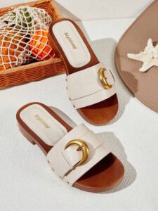 Styleloop Sandales compensées en corde tressée pour femmes, style vacances BOHO chic rétro western américain, chaussures à semelle épaisse pour festival de musique et fête