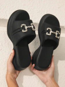 HighSole Sandales à plateforme plates élégantes et transparentes à lacets, style britannique casual polyvalent pour femmes. Semelle extérieure élevée, tenues de style printemps, élégantes pour l'Aïd, confort facile bohème, vacances urbaines, gala estival – Image 55