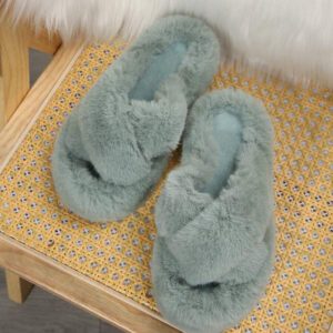 2025 Nouvelles Pantoufles Moelleuses Pour Femmes, Pantoufles Matelassées à Semelle Épaisse Pour Porter à l'Extérieur et à l'Intérieur, Anti-Dérapantes, Automne/Hiver