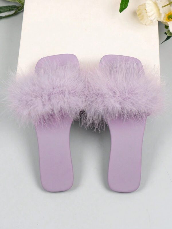 Sandales plates à bout carré pour femmes, sandales à bretelles de mode avec enfiler, sexy à porter avec des robes, printemps/été – Image 14