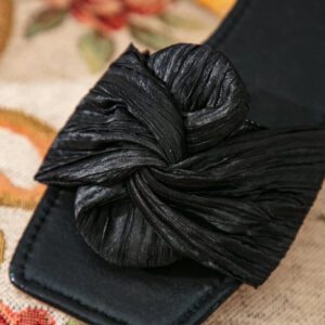 Sandales plates pour femmes, tongs vertes, sandales mode confortables, sandales plates avec nœud papillon pour femme, grande taille, sandales d'été décontractées et élégantes simples