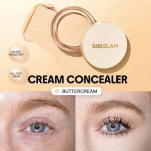 SHEGLAM CrèMe Anti-Cernes Rapid Retouch-Buttercream CrèMe Anti-Cernes Rapid Retouch-Buttercream CrèMe Anti-Cernes à Couvrance Totale Correcteur Longue DuréE éClaircissant/éClaircissant à Couvrance Totale/Haute Couvrance Anti-Cernes Hydratant Toute La JournéE Sans Poids Remise De DiplôMe Anniversaire Vacances Haut ÉTé Automne Y2K ÉLéGant Mode Femmes Marque Maquillage CosméTique Beauté Visage FêTe Plage Voyage Camping Plein Air ÉCole Campus Excursion Festivals DéCoration Cadeau PréSent Rose Fille Cosplay Jeux Meilleur Couleur Charme Ambiance