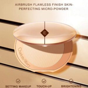 Charlotte Tilbury Charlotte Tilbury Poudre de finition sans défaut Airbrush, Micro-poudres perfectionnant le teint 1 - 0,28 oz/8g (Les anciennes et nouvelles versions sont expédiées de manière aléatoire)