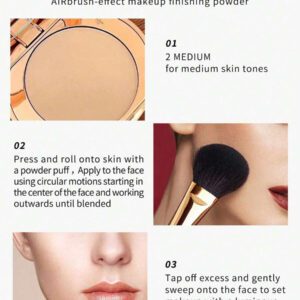 Charlotte Tilbury Charlotte Tilbury Poudre de finition sans défaut Airbrush, Micro-poudres perfectionnant le teint 1 - 0,28 oz/8g (Les anciennes et nouvelles versions sont expédiées de manière aléatoire)