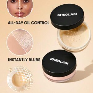 SHEGLAM Poudre Fixatrice Baked Glow-Poudre Fixatrice Libre Translucide à ContrôLe De L'Huile Pore-Less Flawless Lisse Les Ridules Poudre éClatante Poudre D'Hiver De NoëL Remise De DiplôMe Anniversaire Vacances Haut ÉTé Automne Y2K ÉLéGant Mode Femmes Marque Maquillage CosméTique Beauté Visage FêTe Plage Voyage Camping Plein Air ÉCole Campus Excursion Festivals DéCoration Cadeau PréSent Rose Fille Cosplay Jeux Meilleur Couleur Charme Ambiance