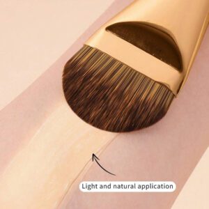 MAANGE 1/2/3/5 pièces Pinceau de fond de teint, pinceau de masque facial, pinceau correcteur, outils de maquillage avec des fibres douces, facile à transporter, set pour le voyage, cadeau pour les femmes et les filles