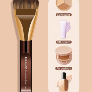 MAANGE 1/2/3/5 pièces Pinceau de fond de teint, pinceau de masque facial, pinceau correcteur, outils de maquillage avec des fibres douces, facile à transporter, set pour le voyage, cadeau pour les femmes et les filles