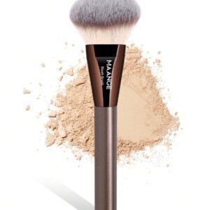 MAANGE 1 pièce Pinceau de blush facial professionnel, pinceau de maquillage avec fibre douce pour un transport facile, pinceau pour le voyage, cadeau pour les femmes et les filles