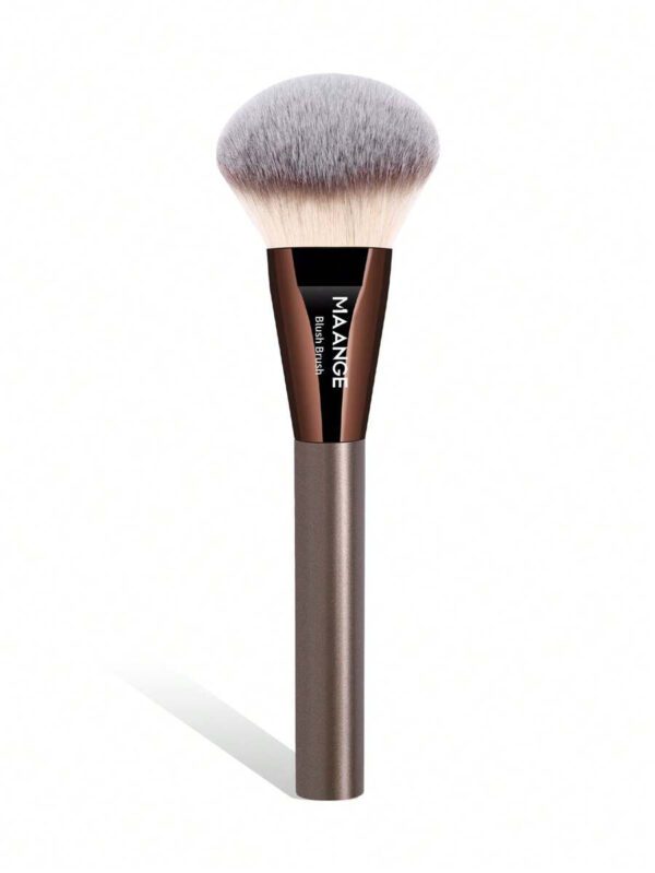 MAANGE 1 pièce Pinceau de blush facial professionnel, pinceau de maquillage avec fibre douce pour un transport facile, pinceau pour le voyage, cadeau pour les femmes et les filles – Image 4