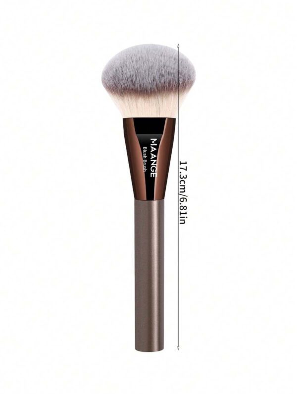 MAANGE 1 pièce Pinceau de blush facial professionnel, pinceau de maquillage avec fibre douce pour un transport facile, pinceau pour le voyage, cadeau pour les femmes et les filles – Image 5