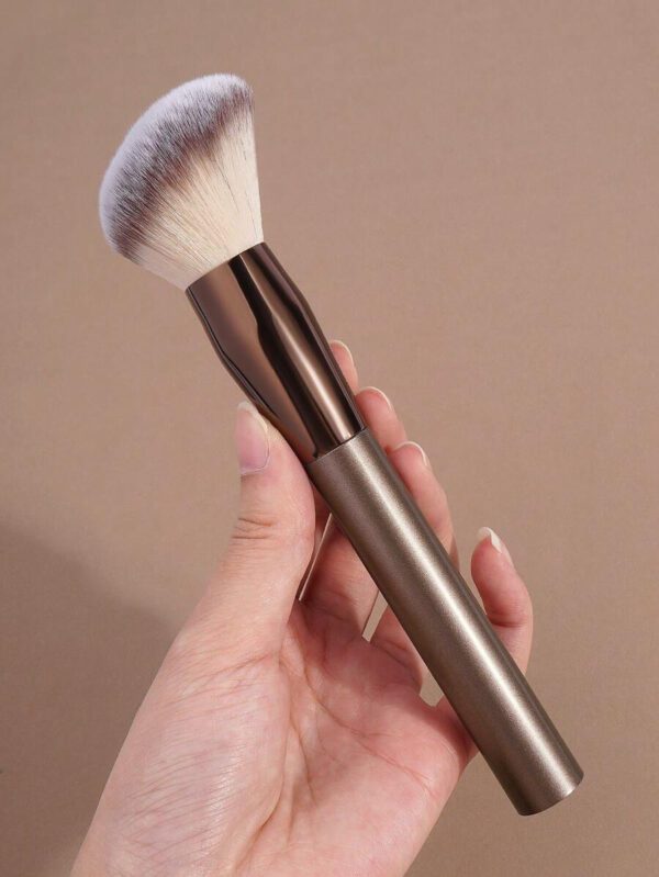 MAANGE 1 pièce Pinceau de blush facial professionnel, pinceau de maquillage avec fibre douce pour un transport facile, pinceau pour le voyage, cadeau pour les femmes et les filles – Image 9