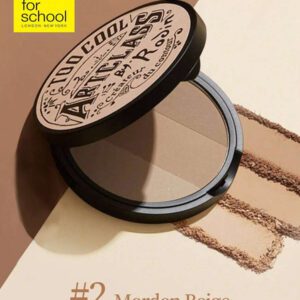 Too Cool for School Palette de poudre mate de contour, bronzer, poudre pour le visage ArtClass By Rodin. Texture lisse et veloutée, avec miroir. Affinement du nez, dégradé naturel. Cosmétique coréen