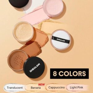 SHEGLAM Poudre Fixatrice Baked Glow-Brun Clair Poudre Fixatrice Libre Anti-Graisse Translucide Pore-Less Flawless Lisse Les Ridules Poudre éClatante Poudre D'Hiver De NoëL Remise De DiplôMe Anniversaire Vacances Haut ÉTé Automne Y2K ÉLéGant Mode Femmes Marque Maquillage CosméTique Beauté Visage FêTe Plage Voyage Camping Plein Air ÉCole Campus Excursion Festivals DéCoration Cadeau PréSent Rose Fille Cosplay Jeux Meilleur Couleur Charme Ambiance