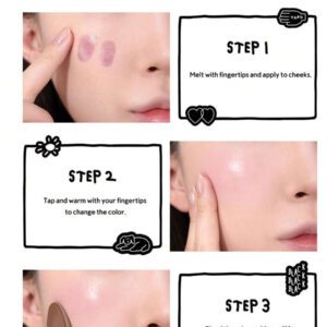 Rom&nd Romand X INAPSQUARE BETTER THAN CHEEK B01 GINGER NIGHT, Fonds de teint mat fondant, effet fondu velouté, effet dégradé enivrant, illumination chaleureuse de la peau, résistant à l'huile, convient aux peaux sèches, éclat en 5 secondes, illuminateur du contour de l'œil, boîtier avec motif ombré, guide d'intensité des couleurs, cosmétique coréen, maquillage coréen, 4g/0,14oz