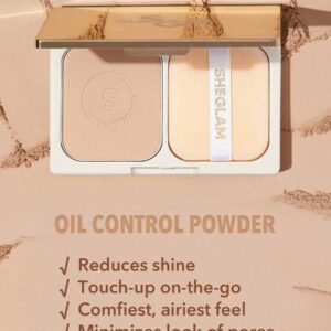 SHEGLAM Poudre De ContrôLe De L'Huile LéGèRe-Poudre Compacte Anti-Huile Au Café CrèMe Poudre Fixatrice Mate Sans Pores Longue DuréE Poudre D'Hiver De NoëL Du Remise De DiplôMe Anniversaire Vacances Haut ÉTé Automne Y2K ÉLéGant Mode Femmes Marque Maquillage CosméTique Beauté Visage FêTe Plage Voyage Camping Plein Air ÉCole Campus Excursion Festivals DéCoration Cadeau PréSent Rose Fille Cosplay Jeux Meilleur Couleur Charme Ambiance