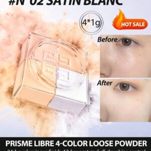 Givenchy GIVENCHY[Mini]PRISME LIBRE POUDRE LIBRE MATE ET LUMINEUX 4 En 1 Harmonie 2 4*1g / Pour Peaux Claires / La Poudre Libre Prisme Libre Présente Une Harmonie De Quatre Nuances Qui Matifie / La Poudre Libre Iconique Avec Correction Quadrichrome / Nouvelle Poudre De Finition Illuminante Ultra-Fine Avec Fini Lumineux 24H, Tenue 12H Et Contrôle De L'éclat Toute La Journée