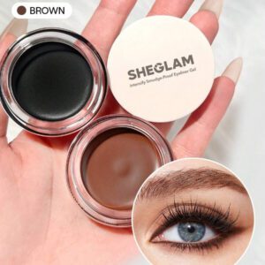 SHEGLAM Eyeliner Gel Anti-Taches Intensifié-Noir 3 Couleurs-Waterproof-Longue DuréE-Gel Eyeliner Mat-ImperméAble Et RéSistant à La Transpiration-Sans Bavures-Pigment Uniforme-Multi-Usage-Maquillage Des Yeux à Haute Teneur En Pigments--Eyeliner De NoëL Henna Remise De DiplôMe Anniversaire Vacances Haut ÉTé Automne Y2K ÉLéGant Mode Femmes Marque Maquillage CosméTique Beauté Visage FêTe Plage Voyage Camping Plein Air ÉCole Campus Excursion Festivals DéCoration Cadeau PréSent Rose Fille Cosplay Jeux Meilleur Couleur Charme Ambiance