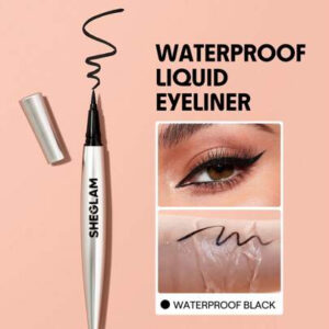SHEGLAM Crayon Pour Les Yeux Liquide ImperméAble Ininterrompu Crayon Pour Les Yeux Noir Mat Hautement Pigmenté Et ImperméAble à L'Eau SéChage Rapide Ultra-Fin ImperméAble Et RéSistant à La Transpiration TêTe De Brosse Fine Eyeliner Lisse Facile à Porter Maquillage Des Yeux Cadeau De NoëL Eyeliner Noir Henna Remise De DiplôMe Anniversaire Vacances Haut ÉTé Automne Y2K ÉLéGant Mode Femmes Marque Maquillage CosméTique Beauté Visage FêTe Plage Voyage Camping Plein Air ÉCole Campus Excursion Festivals DéCoration Cadeau PréSent Rose Fille Cosplay Jeux Meilleur Couleur Charme Ambiance