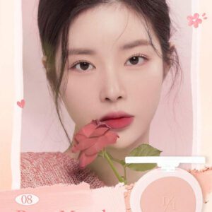 Dasique Palette de blush mat Dasique, blush pigmenté hautement, non estompant, longue tenue, lumineux, léger, naturel. Formule végétalienne. Marque de mode de luxe pour femmes. Cadeau de Noël, cadeau essentiel pour les fêtes pour les femmes