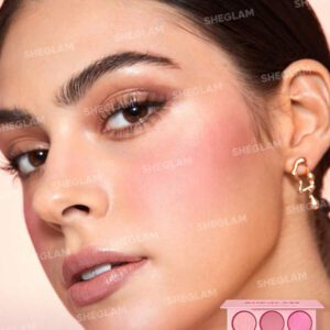 SHEGLAM Palette De Fards à Joues Floral Flush Palette De Fards à Joues En Poudre Compacte 6 Couleurs Fard à Joues LéGer Et Mat Naturel à Haute Pigmentation, Qui Ne Se DéColore Pas, Longue DuréE, , NoëL, Hiver, Rose Rare Remise De DiplôMe Anniversaire Vacances Haut ÉTé Automne Y2K ÉLéGant Mode Femmes Marque Maquillage CosméTique Beauté Visage FêTe Plage Voyage Camping Plein Air ÉCole Campus Excursion Festivals DéCoration Cadeau PréSent Rose Fille Cosplay Jeux Meilleur Couleur Charme Ambiance