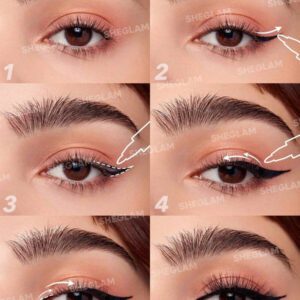 SHEGLAM Eyeliner 2 En 1 Do It All Eyeliner Mat ImperméAble Avec Dissolvant Pour Eye-Liner RéSistant à La Transpiration Anti-Taches Facile à Utiliser Adapté Aux DéButants Eyeliner Noir Eyeliner Gothique De NoëL Henna Remise De DiplôMe Anniversaire Vacances Haut ÉTé Automne Y2K ÉLéGant Mode Femmes Marque Maquillage CosméTique Beauté Visage FêTe Plage Voyage Camping Plein Air ÉCole Campus Excursion Festivals DéCoration Cadeau PréSent Rose Fille Cosplay Jeux Meilleur Couleur Charme Ambiance