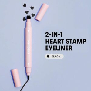 SHEGLAM Eyeliner 2 En 1 Do It All Eyeliner Mat ImperméAble Avec Dissolvant Pour Eye-Liner RéSistant à La Transpiration Anti-Taches Facile à Utiliser Adapté Aux DéButants Eyeliner Noir Eyeliner Gothique De NoëL Henna Remise De DiplôMe Anniversaire Vacances Haut ÉTé Automne Y2K ÉLéGant Mode Femmes Marque Maquillage CosméTique Beauté Visage FêTe Plage Voyage Camping Plein Air ÉCole Campus Excursion Festivals DéCoration Cadeau PréSent Rose Fille Cosplay Jeux Meilleur Couleur Charme Ambiance