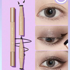 SHEGLAM Eyeliner 2 En 1 Do It All Eyeliner Mat ImperméAble Avec Dissolvant Pour Eye-Liner RéSistant à La Transpiration Anti-Taches Facile à Utiliser Adapté Aux DéButants Eyeliner Noir Eyeliner Gothique De NoëL Henna Remise De DiplôMe Anniversaire Vacances Haut ÉTé Automne Y2K ÉLéGant Mode Femmes Marque Maquillage CosméTique Beauté Visage FêTe Plage Voyage Camping Plein Air ÉCole Campus Excursion Festivals DéCoration Cadeau PréSent Rose Fille Cosplay Jeux Meilleur Couleur Charme Ambiance