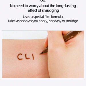 Clio Traceur de Maquillage Coréen SUPERPROOF PEN LINER KILL BLACK, Crayon Eyeliner Liquide, Eyeliner, Couleur Intense, Flux d'Encre Lisse, Séchage Rapide, Imperméable et Anti-Transpiration, Maquillage Quotidien