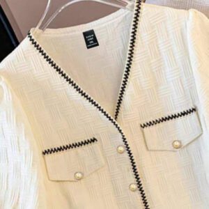 Regalyn Chemise élégante d'été en tissu pour femmes grandes tailles