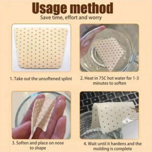 1 pièce Attelle nasale thermoplastique, support externe sécurisé pour le nez, protecteur pour hommes et femmes, à utiliser jour et nuit