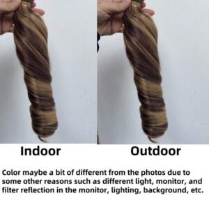 1 pièce Cheveux de tressage synthétiques bouclés soyeux de 150 grammes et 10 pouces de long, coupe au carré bohème, couleur blonde gingembre marron. Extension de cheveux à boucles spiralées pour tresses au crochet
