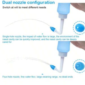 Irrigateur nasal, bouteille de rinçage pour le nez, protecteur nasal pour éviter les allergies