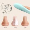 4 pièces Brosse de nettoyage des pores du nez en silicone, éliminateur de points noirs portable, outil de nettoyage de beauté