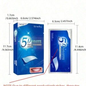 7-14 pièces Patchs blanchissants pour les dents Patchs pour les dents 5D éclatants blancs