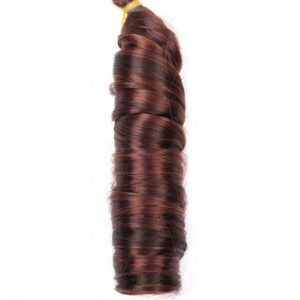 amir hair 24 pouces Cheveux Tressés Frisés à la Française Vague Lâche Boucles Spirales pour Extensions de Cheveux Synthétiques 1 pièce/75g