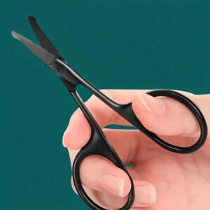 Ciseaux à sourcils, Tondeuse à poils de nez - Facile à utiliser pour couper les poils de nez sans blesser la peau, pratique et facile à utiliser. Convient comme cadeau de Noël ou de vacances