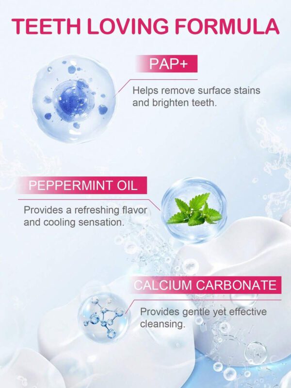 Poudre de blanchissement des dents Slow Sunday PAP+, élimine les taches de fumée, les taches de café, les taches de thé, garde votre bouche propre et blanche – Image 23