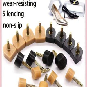 3 paires/5 paires d'accessoires de talons hauts à clous, capuchons de remplacement pour talons aiguilles, embouts de talon antidérapants et anti-usure, cache-talon silencieux pour talons hauts
