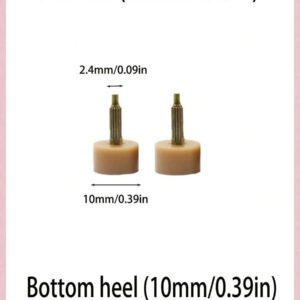 3 paires/5 paires d'accessoires de talons hauts à clous, capuchons de remplacement pour talons aiguilles, embouts de talon antidérapants et anti-usure, cache-talon silencieux pour talons hauts