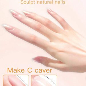 15 ml Gel de construction transparent pour ongles, vernis à ongles renforçateur de gel, gel de base pour extension d'ongles en bouteille, à faire tremper dans le gel UV LED pour extension d'ongles