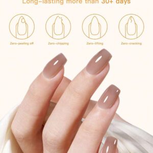 15 ml Gel de construction transparent pour ongles, vernis à ongles renforçateur de gel, gel de base pour extension d'ongles en bouteille, à faire tremper dans le gel UV LED pour extension d'ongles