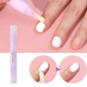 1 pièce Stylo avec 3 embouts, dissolvant de vernis à ongles en gel, nettoyant, efface-vernis, élimine l'excédent de vernis à ongles. Outil de manucure