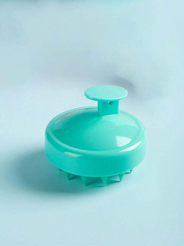 1 pièce Brosse de massage de shampoing en silicone doux de couleur bonbon mignonne. Brosse de massage du cuir chevelu pour la douche, appareil de massage de la tête pour soulager le stress, stimuler la pousse des cheveux, éliminer les pellicules et exfolier. Utilisation à sec ou humide, doux pour le cuir chevelu. Convient aux hommes et aux femmes. Accessoires pour cheveux, fournitures scolaires. – Image 8