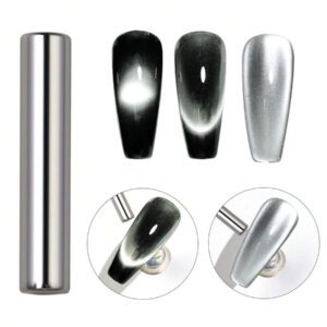 6 EN 1 Bâton magnétique multifonction puissant pour vernis gel effet œil de chat, outil de manucure, stylo magnétique, design d'art des ongles, effet paillettes, outils de manucure magiques, rentrée scolaire