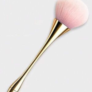 Pinceau lâche portable pour poudre de taille fine en or