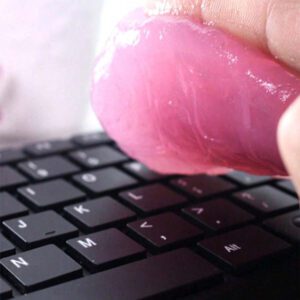 Gel de nettoyage de voiture, produit d'entretien et de nettoyage intérieur, enlèvement pratique de la poussière dans les coins, type universel convenant à tous les véhicules, usage quotidien, bâton réutilisable pour l'enlèvement de la poussière